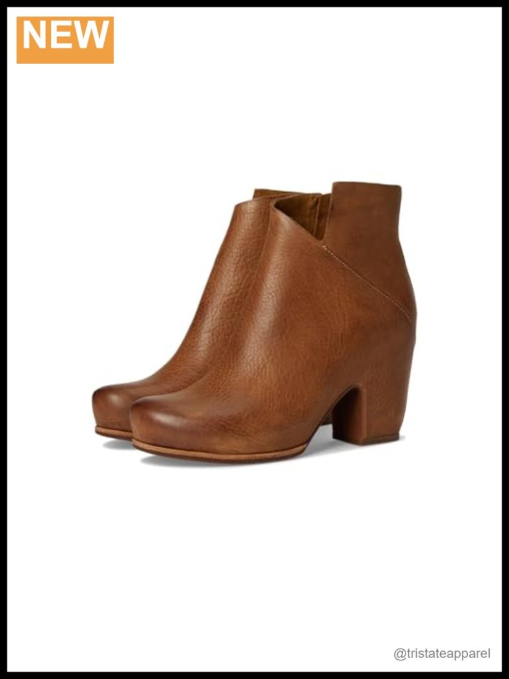 Kork-Ease Seeley Heeled Ankle Boots Italian Leather Platform